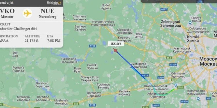 Lot medyczny Norymberga-Wnukowo – Norymberga: media ujawniły, kto zachorował w Moskwie
