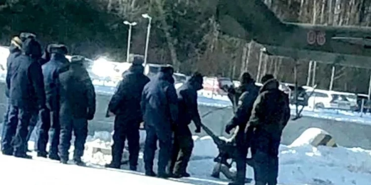 Helikopter Miedwiediewa miał wypadek (zdjęcie)