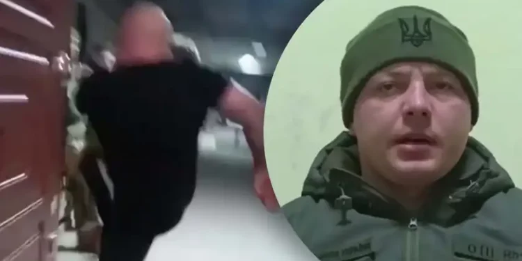 Oficer kopnął żołnierza w obwodzie żytomierskim: w ośrodku szkoleniowym wybuchł skandal (wideo)