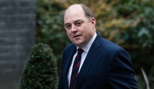 Brytyjski minister obrony Ben Wallace nie będzie sekretarzem generalnym NATO