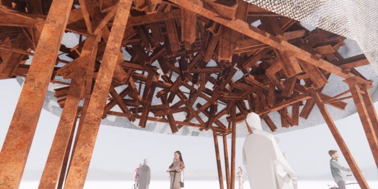 Temple of the Hedgehog: Ukraine pokaże niesamowitą instalację na festiwalu Burning Man