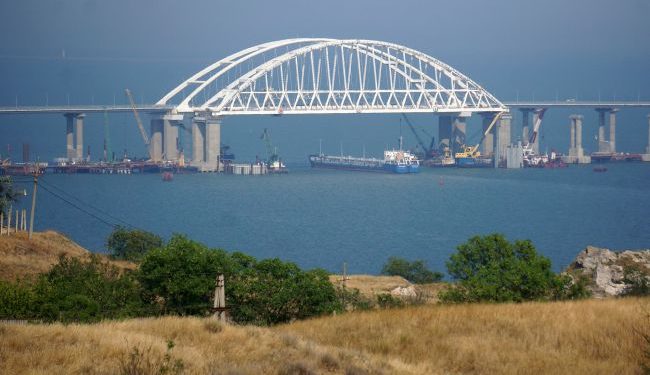 Na Krymskim moście były vibukhas: co widać