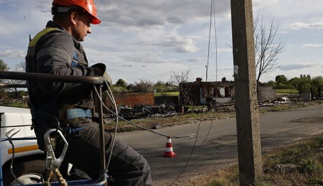 W regionie Połtawy dziesiątki osad pozostały bez światła z powodu oburzenia