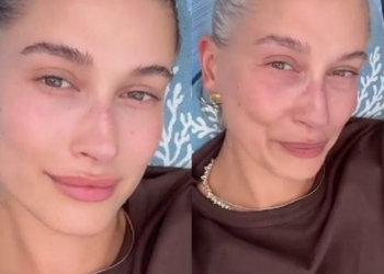 Wygląda jak babcia: Hailey Bieber pokazała siwe włosy i zmarszczki