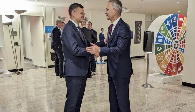 Kuleba rozmawiał ze Stoltenbergiem o przygotowaniach do zbliżającego się szczytu NATO
