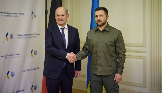 Zełenski spotkał się z Scholzem: rozmawiali o PPO