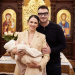 Stylowy chrzest: Ivan NAVI z synem w kościele
