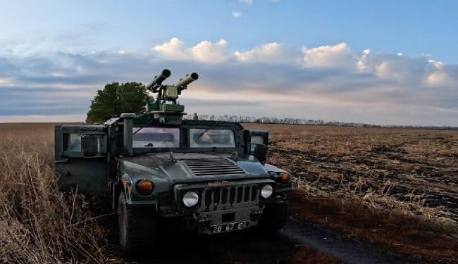 ZSU zamontowało ukraińską Stugnę na amerykańskim Humvee (zdjęcie)