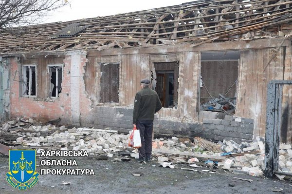 Ostrzał obwodu charkowskiego w dniach 26-27 stycznia prokuratura okręgowa pokazała materiał filmowy przedstawiający liczne zniszczenia (foto)