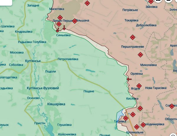 Sytuacja na kierunku Liman-Kupiańsk: w kierunku Liman-Kupiańsk OSGV „Chortica” poinformowała, na których odcinkach frontu okupanci przeszli do defensywy (mapa)” /></p>
<p>Foto ` `8212; deepstatemap.live </p>
<p>O tym, że 2 marca Tarnawski ujawnił liczbę dziennych strat armii Putina w kierunku Taurydów, pisaliśmy już wcześniej.</p>
<p><!--noindex--></p>
<p><a rel=