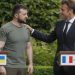 Zełenski podziękował Francji i Macronowi za pomoc Ukrainie