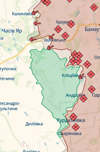 W OSGV „Khortitsa” opowiedzieli, jak wygląda armia Putina próba wjazdu na obrzeża Chasowego Jaru (mapa)