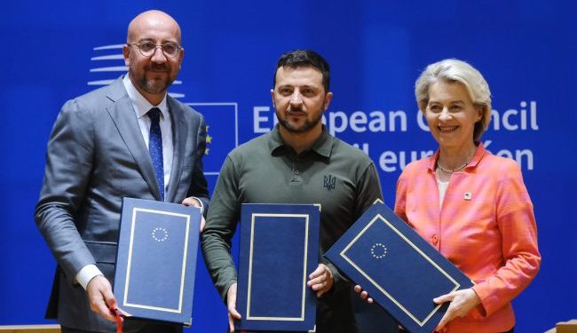 Ukraina i UE podpisały porozumienie w sprawie gwarancji bezpieczeństwa
