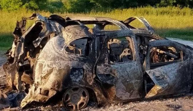 Rosjanie zaatakowali radiowozy dronem w pobliżu obwodu sumskiego: nikt nie został ranny (zdjęcie)