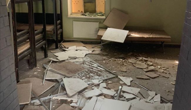 Rosjanie ostrzeliwali płonący obszar w pobliżu obwodu donieckiego