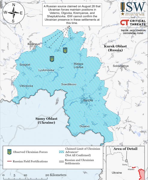 Ofensywa Sił Zbrojnych Ukrainy w obwodzie kurskim spowolniła — /p>Zdjęcie `8212; Understandingwar.org </p>
<p>Wcześniej pisaliśmy o tym, że Kreml zmanipulował wizytę Grossiego w elektrowni jądrowej Kursk, aby oskarżyć Siły Zbrojne Ukrainy o ostrzał obiektu.</p>
<p><!--noindex--></p>
<p><a rel=