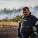Ratownicy spędzili dzień na gaszeniu pożaru na obszarze 20 hektarów w obwodzie charkowskim