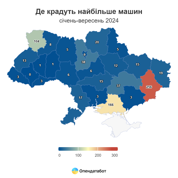 W czasie Wielkiej Wojny liczba kradzionych samochodów spadła do minimum. Które samochody są kradzione najczęściej