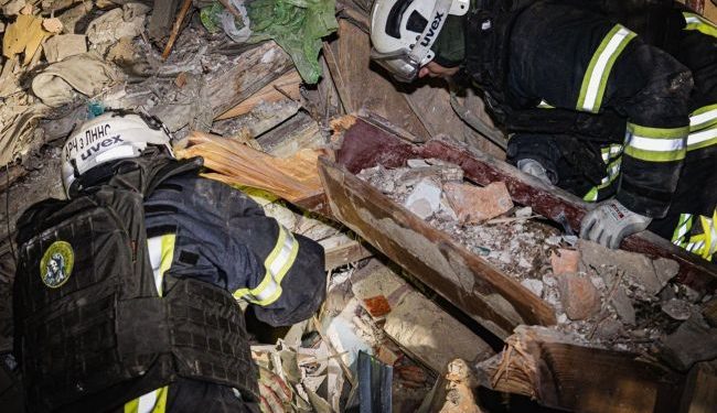 Atak rakietowy na Charków: wielu rannych ponownie podrosło, poszukiwania gruzów zostały zakończone