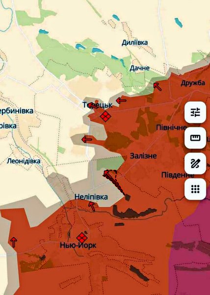 Oddziały Putina nacierają w obwodach kurskim, donieckim i charkowskim DeepState (MAPA)