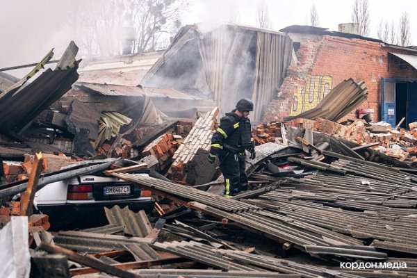 Okupanci trafili Sumy rakietą, OVA poinformowało o konsekwencjach ataku (FOTO)