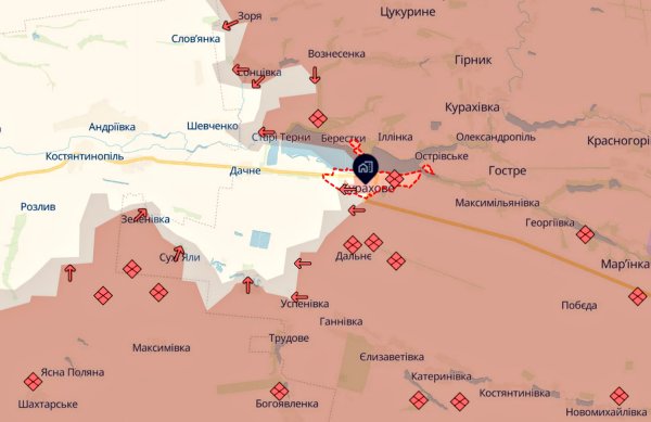 OSGV Khortica wyjaśniła utratę szeregu pozycji w kierunku Kurachowskiego (MAP)