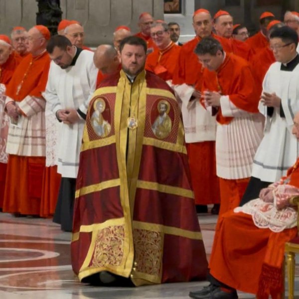 Papież Franciszek dokonał inauguracji 21 nowych kardynałów, wśród nich – przedstawiciel UGK kardynał Mykoła Bychok</p></img>
<p>Ambasador Ukrainy w St. Tron Andrij Jurasz poinformował, że Byczok został siódmym kardynałem w historii Kościoła ukraińskiego ><img decoding=