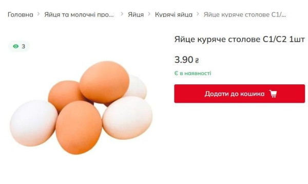 Ціни на яйця в Україні впали в несезон: скільки коштує десяток