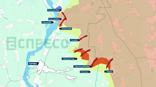 Gwardia Narodowa wypowiedziała się na temat aktualnej sytuacji na kierunku kupiańskim (MAPA)