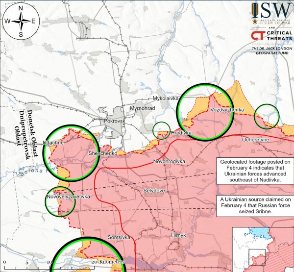 ISW przeanalizował sukcesy Sił Zbrojnych Ukrainy na kierunku Pokrowskim (MAPA)