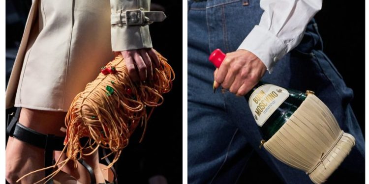 Moschino zaprezentowało najpyszniejszą kolekcję torebek w kształcie makaronu i wina