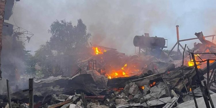 Ukraina odparła potężny atak powietrzny z użyciem 298 dronów