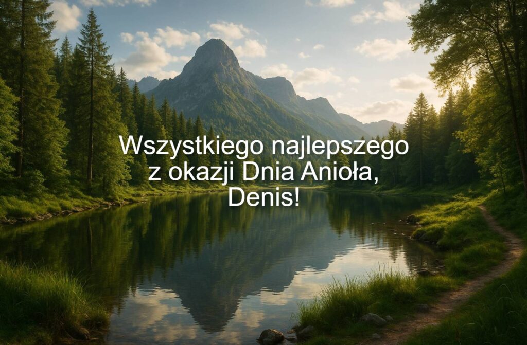 Dzień Anioła Denisa 2025: kiedy obchodzą imieniny, życzenia w wierszach, prozie i obrazkach