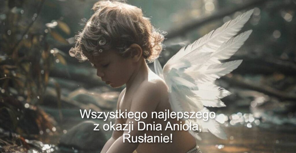 Dzień Anioła Rusłana 2025: kiedy obchodzą imieniny, życzenia wierszem, prozą i kartkami