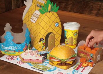 Burger King wprowadza menu inspirowane SpongeBob Movie z limitowanymi daniami i zabawkami. Oferta dostępna za granicą, lecz na razie nie w Polsce.
