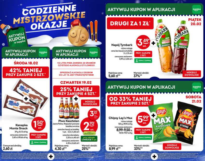 Promocje w Żabka: obiady, przekąski i napoje w atrakcyjnych cenach
