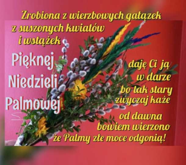 29 marca Niedziela Palmowa: obrazki z życzeniami, SMS-y, życzenia prozą, GIF-y oraz kartki okolicznościowe