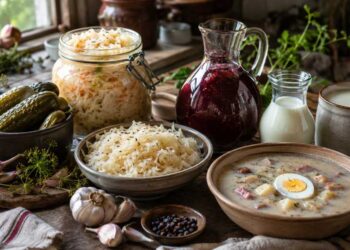 Produkty fermentowane w polskiej kuchni wracają do diety. Sprawdź, czym różnią się kiszonki od marynat i jak wspierają zdrowie jelit każdego dnia.