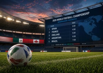 Bukmacherzy zaktualizowali kursy na zwycięzcę MŚ 2026 w piłce nożnej. Głównym faworytem mundialu została Hiszpania, a w top 5 znalazły się Francja, Anglia, Argentyna i Brazylia.