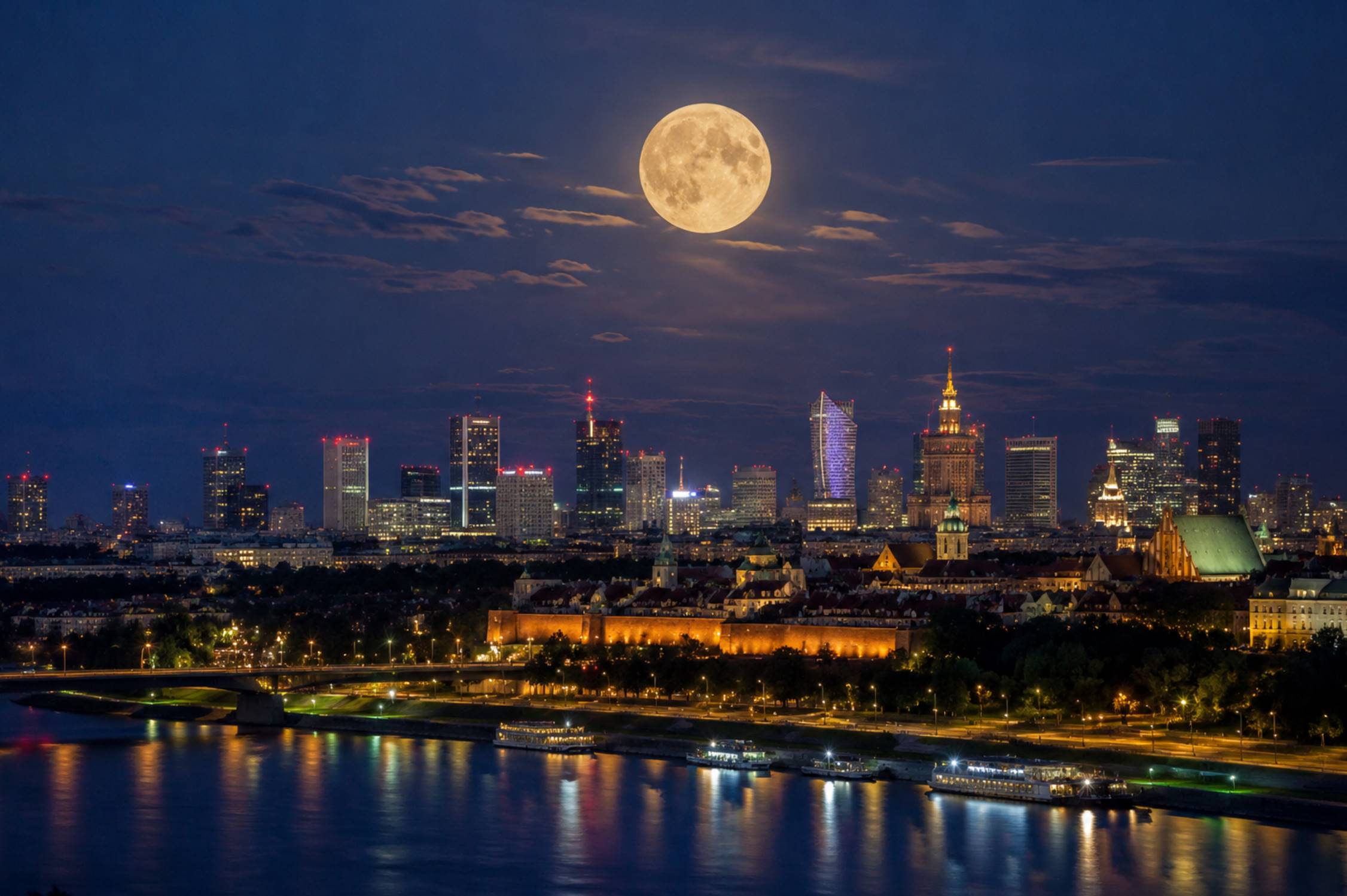 Niebieski Księżyc nad Polską. Kiedy będzie można zobaczyć rzadkie zjawisko