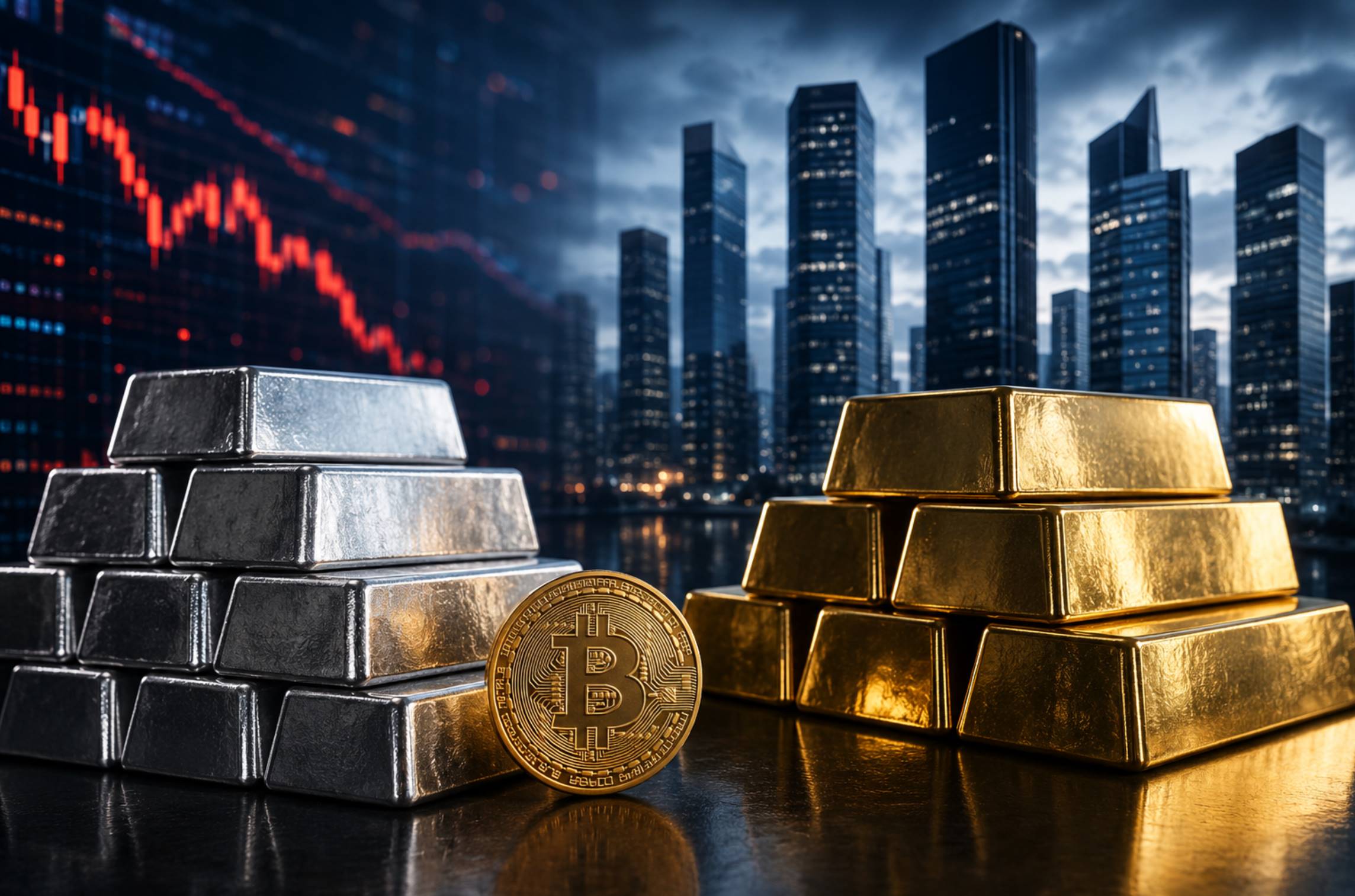 Bitcoin wypadł z top 10 największych aktywów świata pod względem kapitalizacji