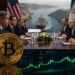 Bitcoin przekroczył poziom 82 000 USD po doniesieniach o możliwym porozumieniu USA i Iranu w sprawie wojny, cieśniny Ormuz, sankcji i programu nuklearnego.