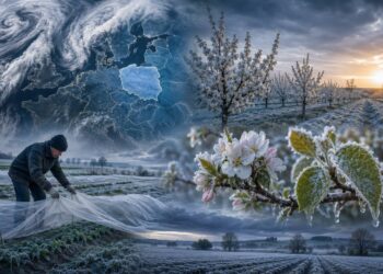 Do Europy Środkowej nadciąga majowe ochłodzenie: w Polsce prognozowane są przymrozki do -5°C, a temperatura miejscami będzie nawet o 10°C niższa od normy.
