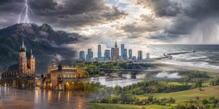 Pogoda w Polsce 13 czerwca 2026: przelotne opady, lokalne burze i umiarkowane temperatury. Sprawdź prognozę dla regionów, miast oraz aktualne alerty IMGW dla Polski.