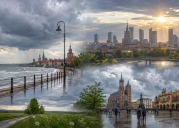 Prognoza pogody w Polsce na 9 czerwca 2026: ciepło, więcej chmur i lokalne opady. Sprawdź temperatury w Warszawie, Krakowie, Gdańsku, Wrocławiu oraz miejscami deszcz