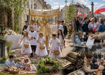 Święta 4 czerwca 2026 w Polsce: Boże Ciało jako dzień wolny od pracy, Dzień Wolności, zakazy, tradycje kościelne, przesądy ludowe oraz święta międzynarodowe.